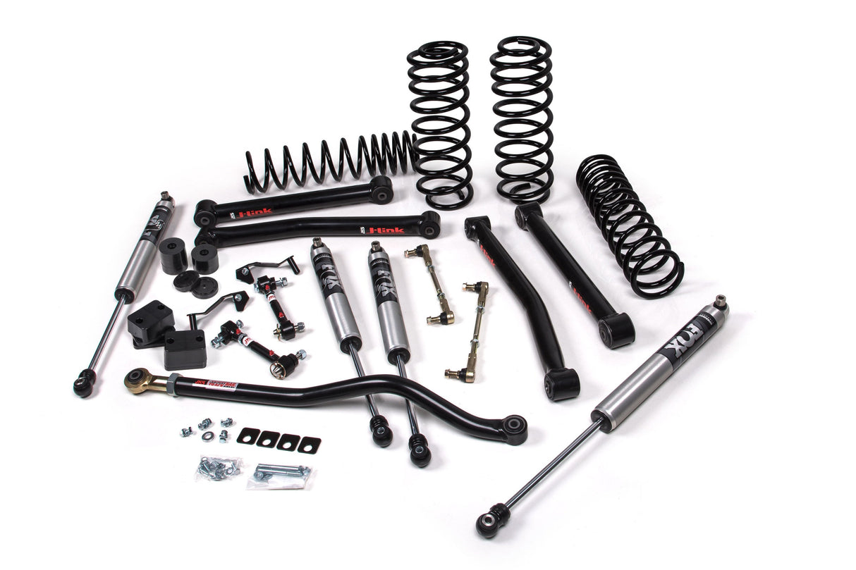 2021-2025 Wrangler JL 4-Door 4xe 3" Lift J-Konnect Kit w/ FOX 2.0 Adventure Series