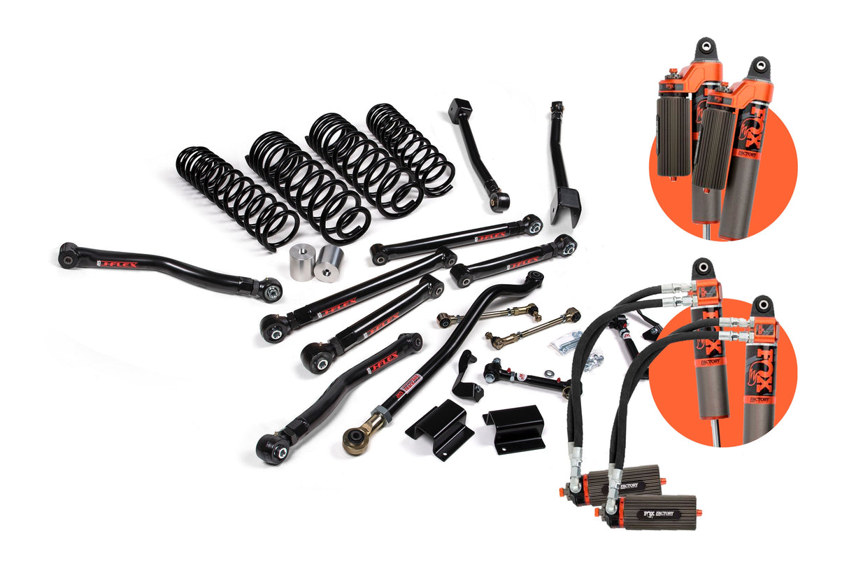 2020-2025 Gladiator JT 4-Door Diesel 3-3.5" Lift J-Krawl Kit w/ FOX 2.5 IFP Performance Series / Rubber Bushing