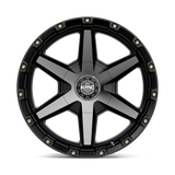 KMC Tempo Satin Black w/ Gray Tint Wheel (KM101) | Dirty Garage