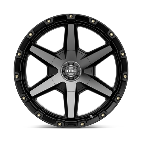 KMC Tempo Satin Black w/ Gray Tint Wheel (KM101) | Dirty Garage
