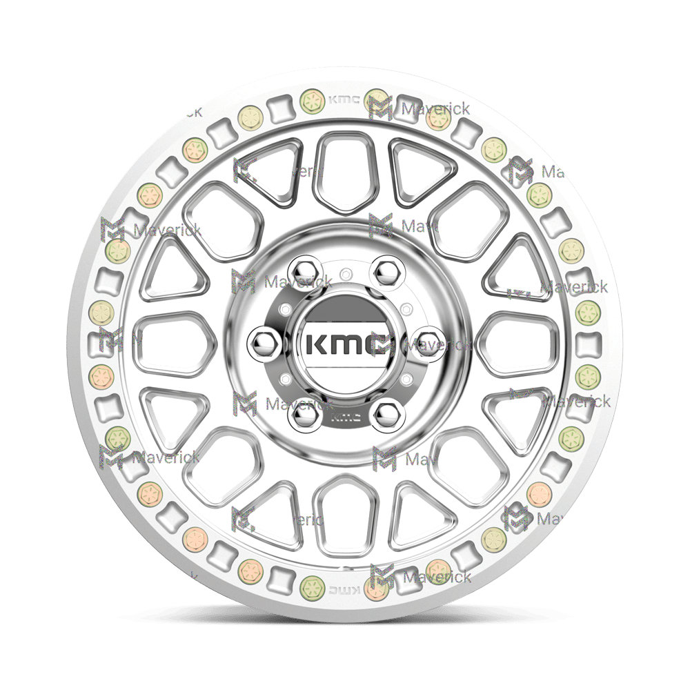 KMC Grenade Desert Beadlock Machined Wheel (KM234) | Dirty Garage