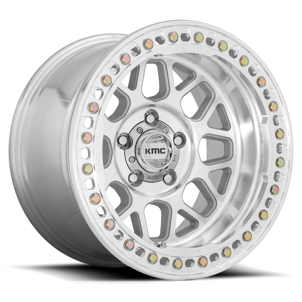 KMC Grenade Crawl Beadlock Machined Wheel (KM235) | Dirty Garage