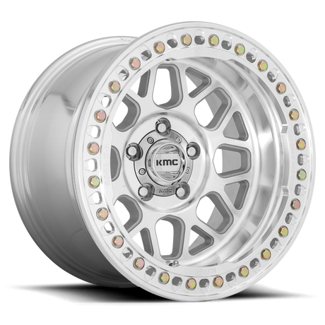 KMC Grenade Crawl Beadlock Machined Wheel (KM235) | Dirty Garage