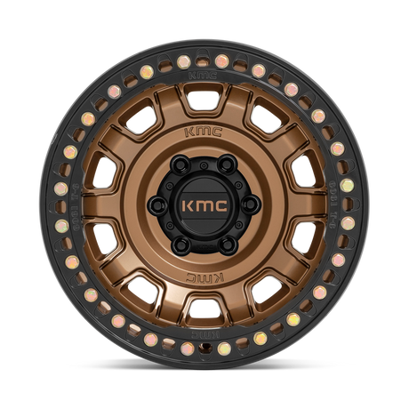 KMC Tank Beadlock Matte Bronze Wheel (KM236) | Dirty Garage