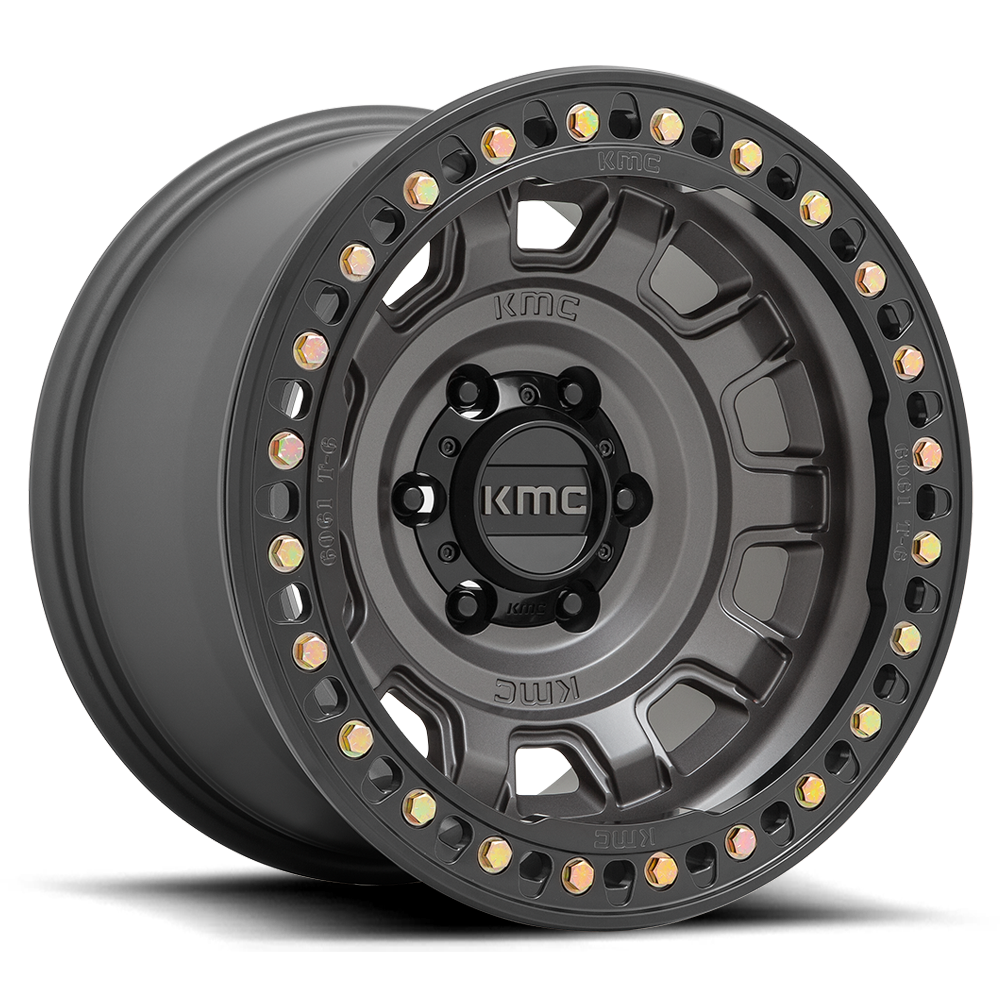 KMC Tank Beadlock Anthracite Wheel (KM236) | Dirty Garage