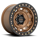 KMC Tank Beadlock Matte Bronze Wheel (KM236) | Dirty Garage