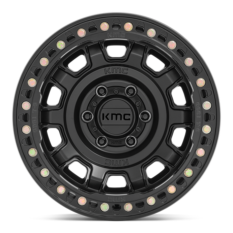 KMC Tank Beadlock Satin Black Wheel (KM236) | Dirty Garage