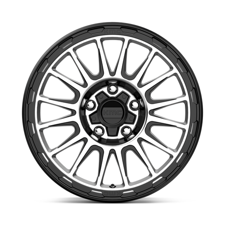 KMC Impact Satin Black Machined Wheel (KM542) | Dirty Garage
