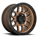 KMC Mesa Matte Bronze w/ Black Lip Wheel (KM544) | Dirty Garage