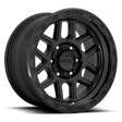 KMC Mesa Satin Black w/ Gloss Black Lip Wheel (KM544) | Dirty Garage