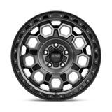 KMC Trek Satin Black w/ Gray Tint Wheel (KM545) | Dirty Garage