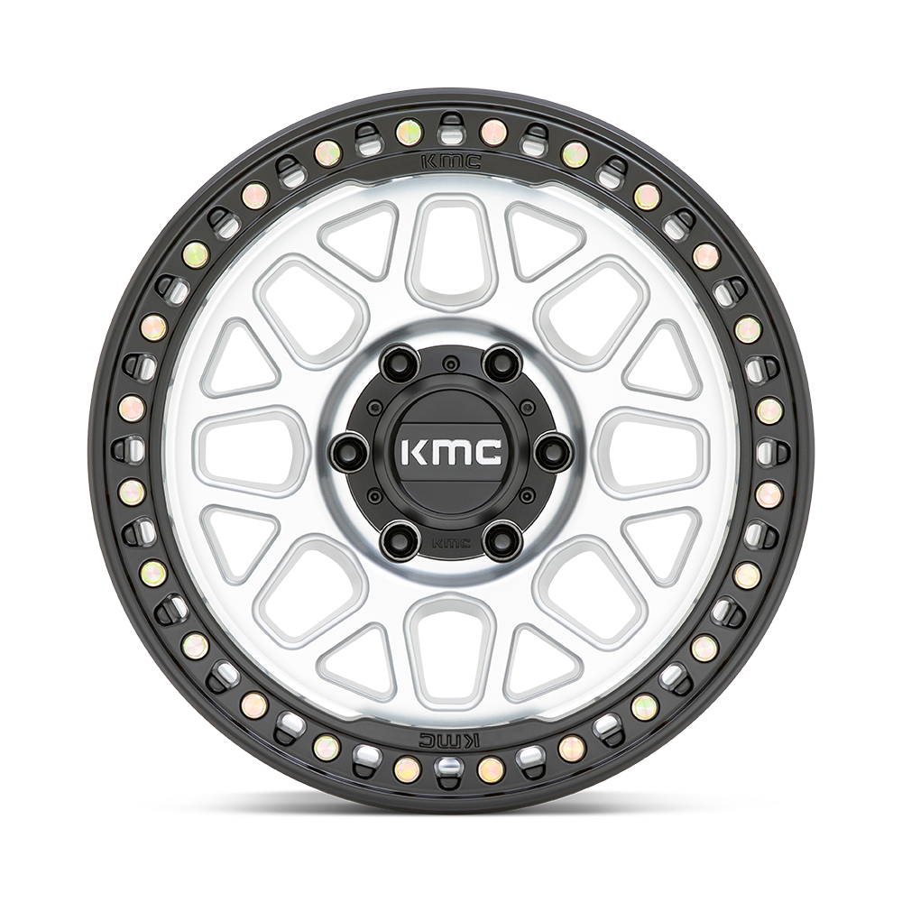 KMC GRS Machined w/ Satin Black Lip Wheel (KM549) | Dirty Garage