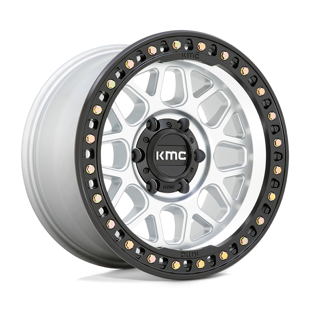 KMC GRS Machined w/ Satin Black Lip Wheel (KM549) | Dirty Garage