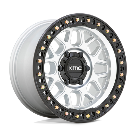 KMC GRS Machined w/ Satin Black Lip Wheel (KM549) | Dirty Garage