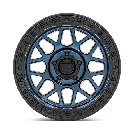 KMC GRS Midnight Blue w/ Gloss Black Lip Wheel (KM549) | Dirty Garage
