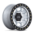 KMC Riot SBL Machined w/ Satin Black Lip Wheel (KM550) | Dirty Garage
