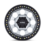 KMC Riot SBL Machined w/ Satin Black Lip Wheel (KM550) | Dirty Garage