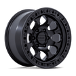 KMC Riot SBL Satin Black Wheel (KM550) | Dirty Garage