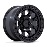 KMC Riot SBL Satin Black Wheel (KM550) | Dirty Garage