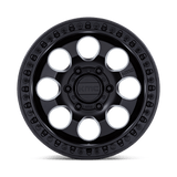 KMC Riot SBL Satin Black Wheel (KM550) | Dirty Garage