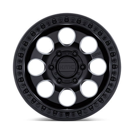 KMC Riot SBL Satin Black Wheel (KM550) | Dirty Garage