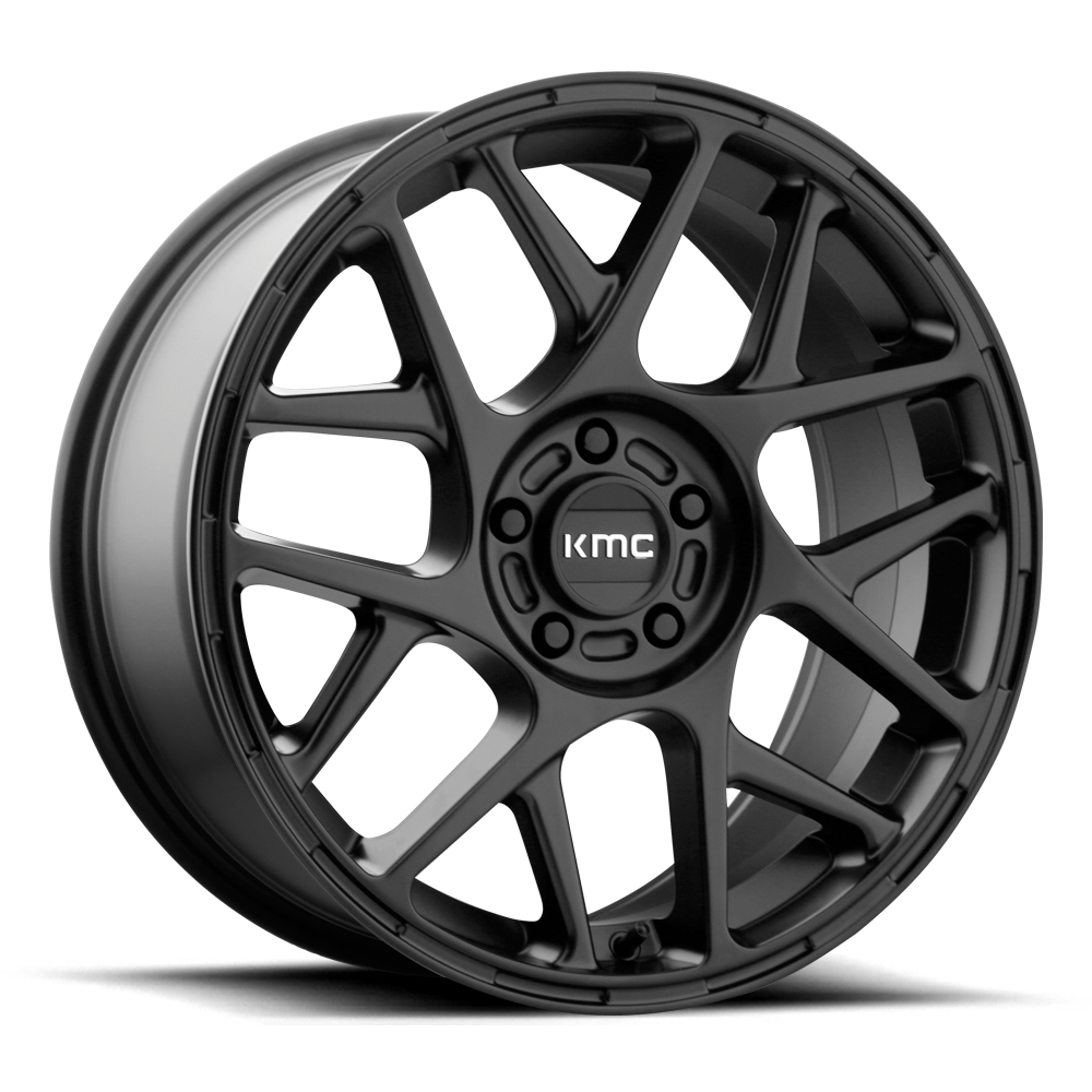 KMC Bully Satin Black Wheel (KM708) | Dirty Garage