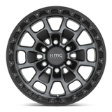 KMC Summit Satin Black w/ Gray Tint Wheel (KM718) | Dirty Garage