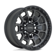 KMC Summit Satin Black w/ Gray Tint Wheel (KM718) | Dirty Garage