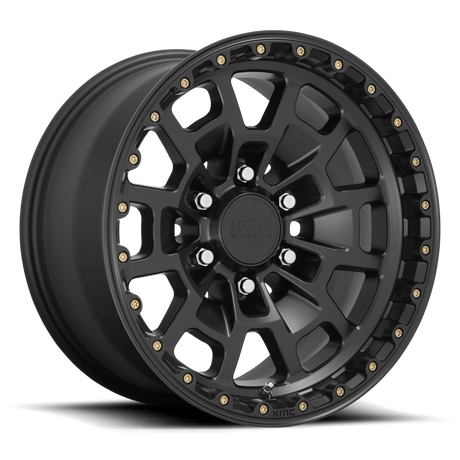 KMC Summit Satin Black Wheel (KM718) | Dirty Garage