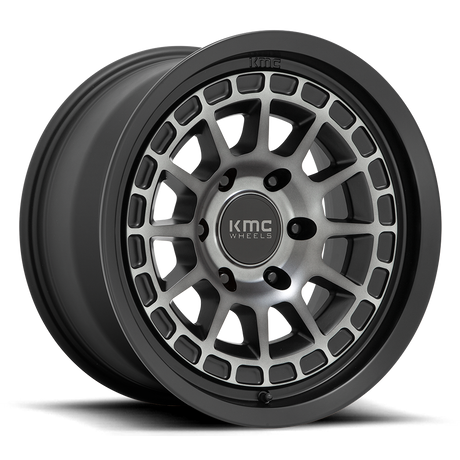 KMC Canyon Satin Black w/ Gray Tint Wheel (KM719) | Dirty Garage