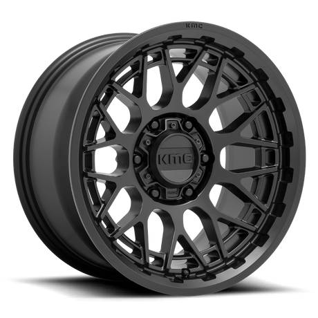 KMC Technic Satin Black Wheel (KM722) | Dirty Garage