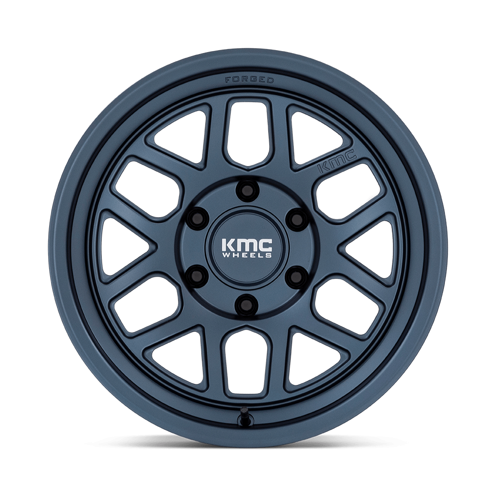 KMC Mesa Forged Monoblock Metallic Blue Wheel (KM446) | Dirty Garage