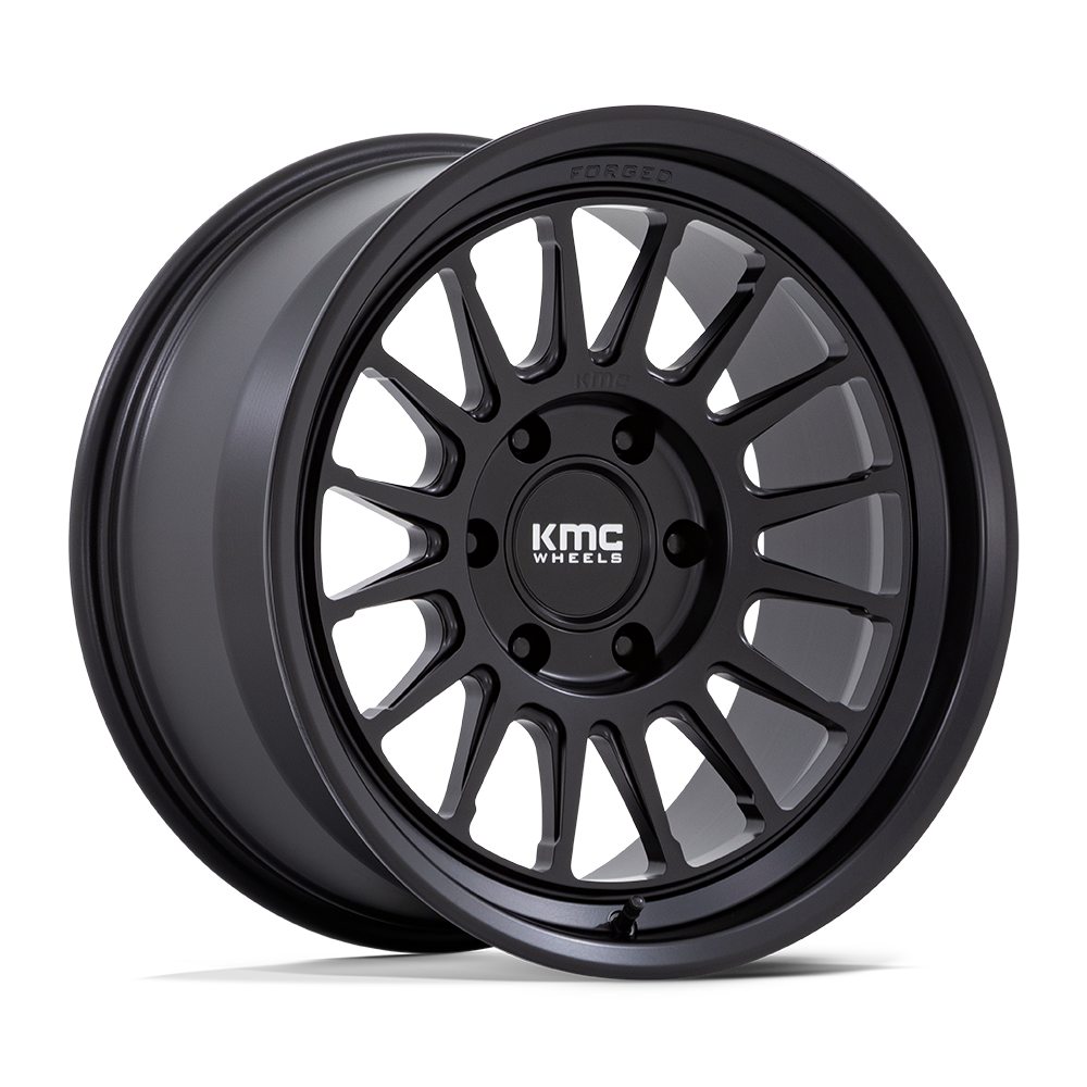 KMC Impact Forged Monoblock Satin Black Wheel (KM447) | Dirty Garage