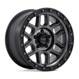 KMC Mesa Satin Black w/ Gray Tint Wheel (KM544) | Dirty Garage