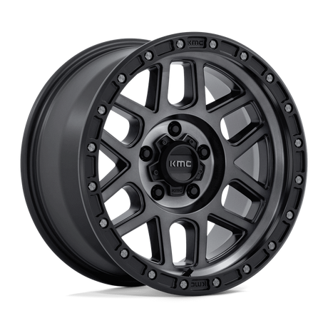 KMC Mesa Satin Black w/ Gray Tint Wheel (KM544) | Dirty Garage
