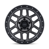 KMC Mesa Satin Black w/ Gray Tint Wheel (KM544) | Dirty Garage