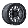 KMC GRS Gloss Gunmetal w/ Gloss Black Lip Wheel (KM549) | Dirty Garage
