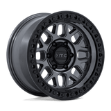 KMC GRS Gloss Gunmetal w/ Gloss Black Lip Wheel (KM549) | Dirty Garage