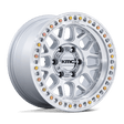 KMC GRS Gloss Silver w/ Machined Face Wheel (KM549) | Dirty Garage
