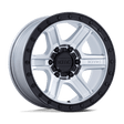 KMC Outrun Machined w/ Gloss Black Lip Wheel (KM551) | Dirty Garage