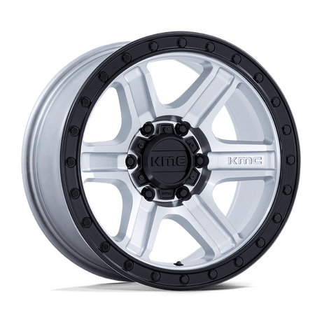 KMC Outrun Machined w/ Gloss Black Lip Wheel (KM551) | Dirty Garage