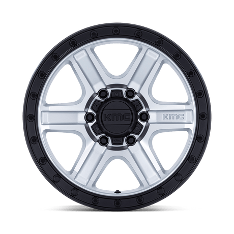 KMC Outrun Machined w/ Gloss Black Lip Wheel (KM551) | Dirty Garage