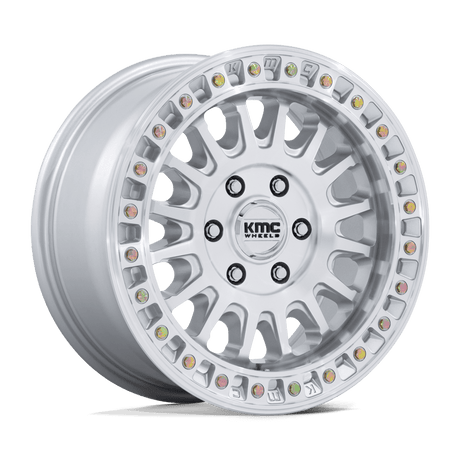 KMC IMS Gloss Silver w/ Machined Face Wheel (KM552) | Dirty Garage