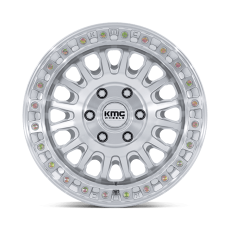 KMC IMS Gloss Silver w/ Machined Face Wheel (KM552) | Dirty Garage