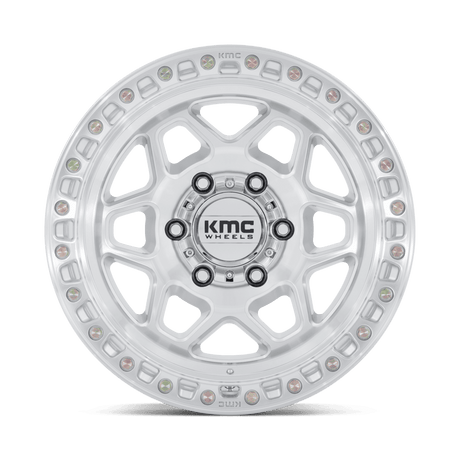 KMC Torx Gloss Silver w/ Machined Face Wheel (KM553) | Dirty Garage