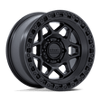 KMC Torx Matte Black w/ Gloss Black Lip Wheel (KM553) | Dirty Garage