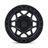KMC Torx Matte Black w/ Gloss Black Lip Wheel (KM553) | Dirty Garage
