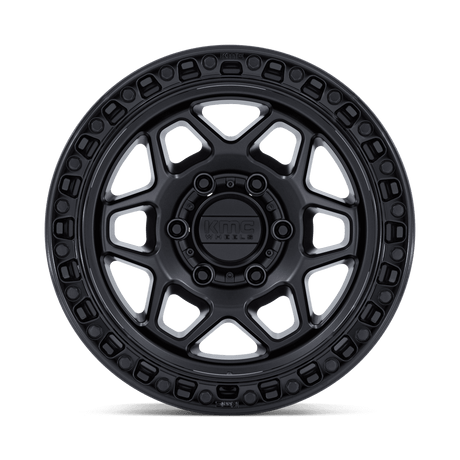 KMC Torx Matte Black w/ Gloss Black Lip Wheel (KM553) | Dirty Garage