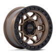 KMC Torx Matte Bronze w/ Gloss Black Lip Wheel (KM553) | Dirty Garage
