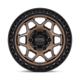 KMC Torx Matte Bronze w/ Gloss Black Lip Wheel (KM553) | Dirty Garage